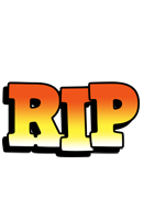 Rip sunset logo