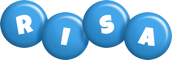 Risa candy-blue logo