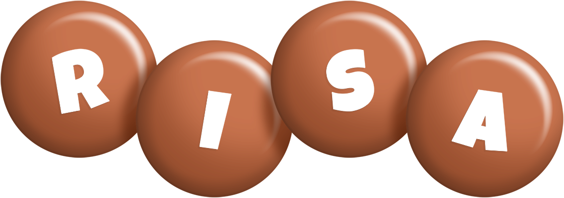 Risa candy-brown logo