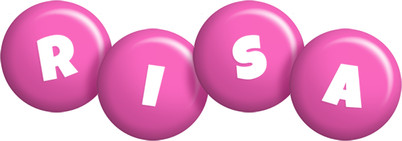 Risa candy-pink logo