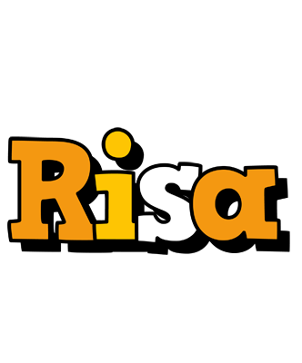 Risa cartoon logo