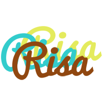 Risa cupcake logo