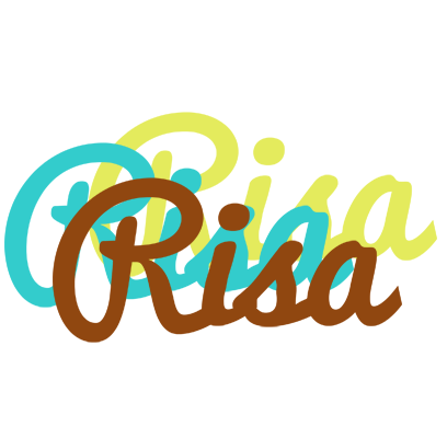 Risa cupcake logo