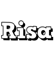 Risa snowing logo