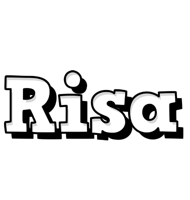 Risa snowing logo