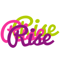 Rise flowers logo