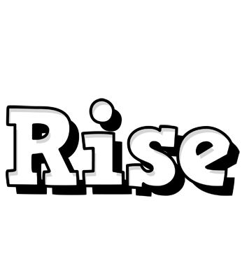 Rise snowing logo