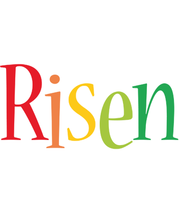Risen birthday logo