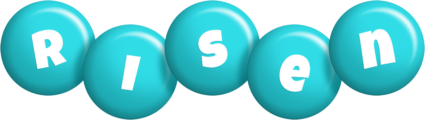 Risen candy-azur logo