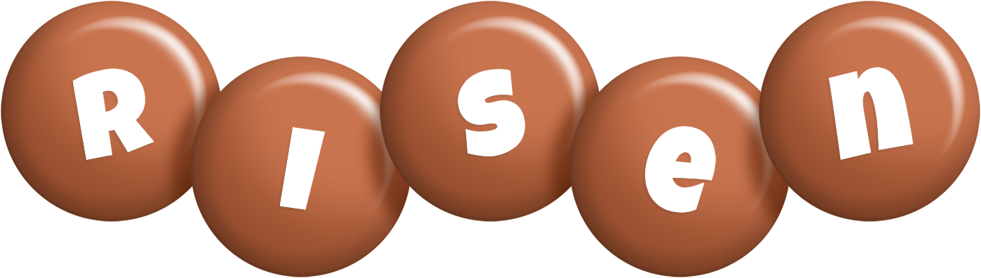 Risen candy-brown logo