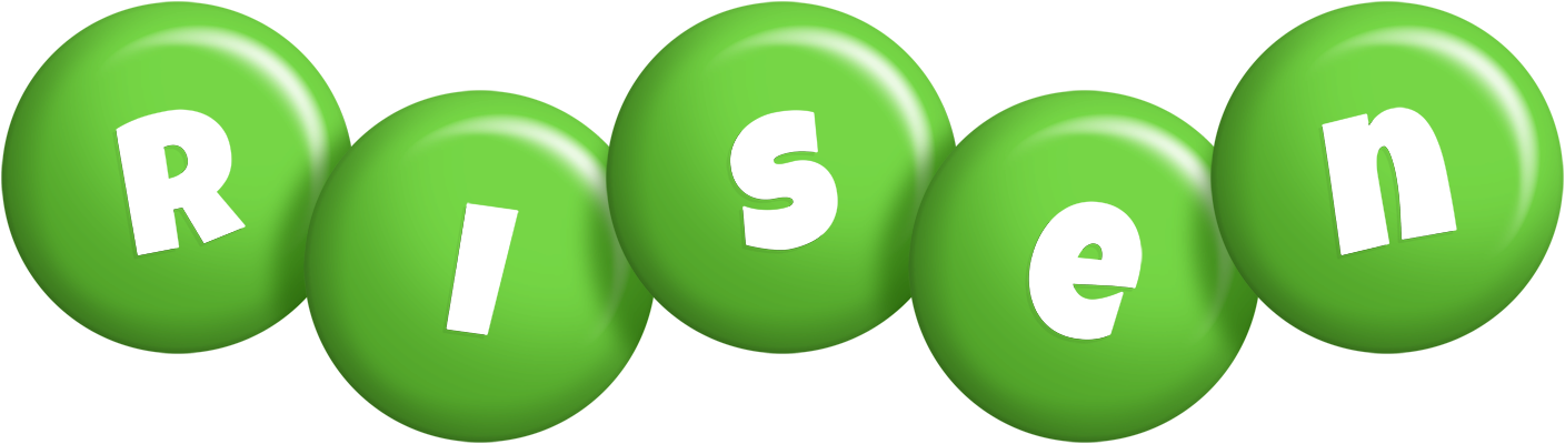Risen candy-green logo