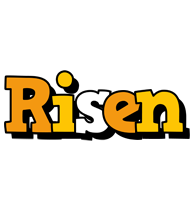 Risen cartoon logo