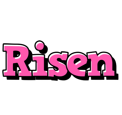 Risen girlish logo