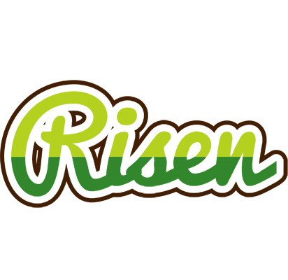 Risen golfing logo