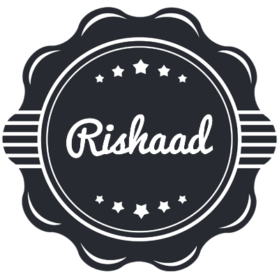 Rishaad badge logo