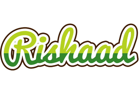 Rishaad golfing logo