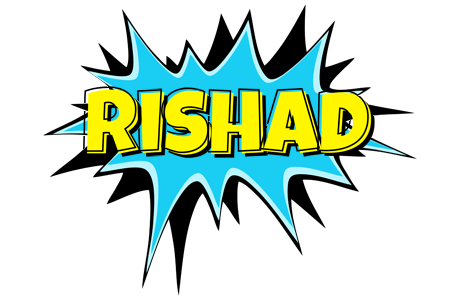 Rishad amazing logo