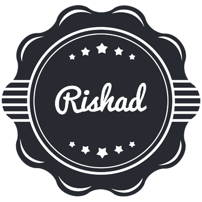 Rishad badge logo