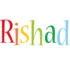 Rishad birthday logo