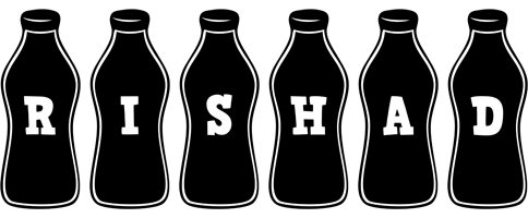 Rishad bottle logo