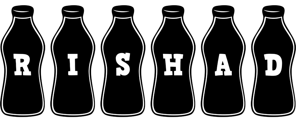 Rishad bottle logo