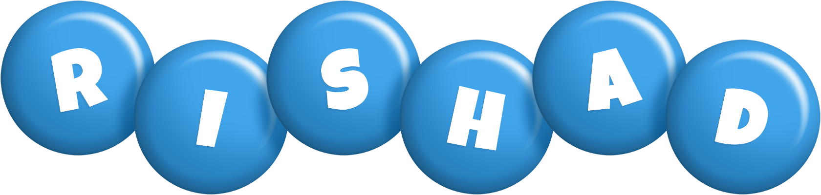 Rishad candy-blue logo
