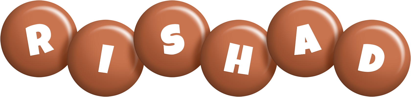 Rishad candy-brown logo