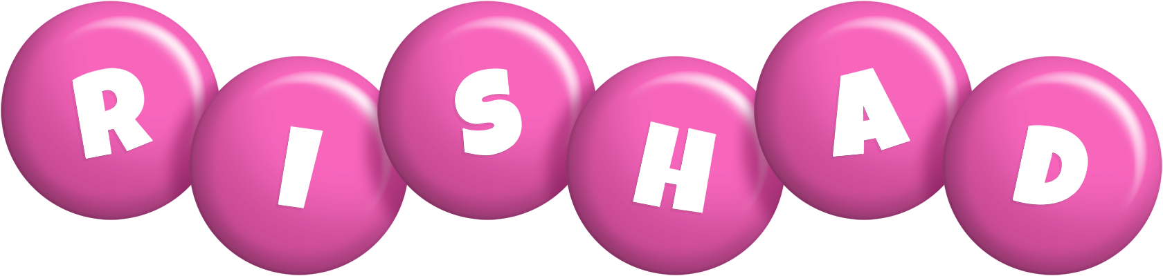Rishad candy-pink logo