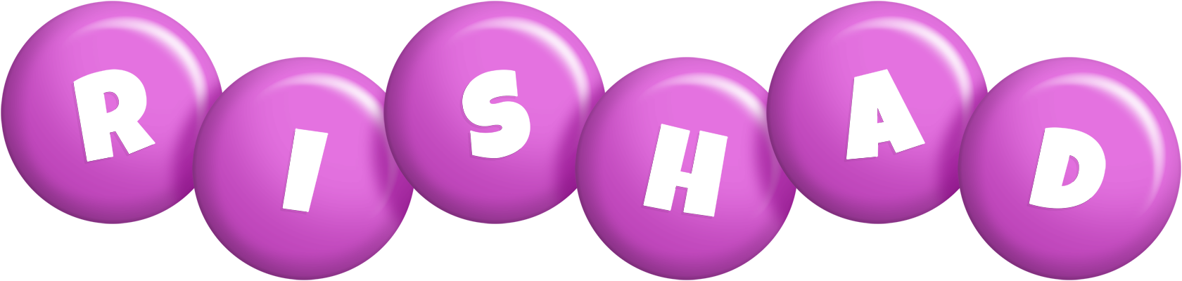 Rishad candy-purple logo