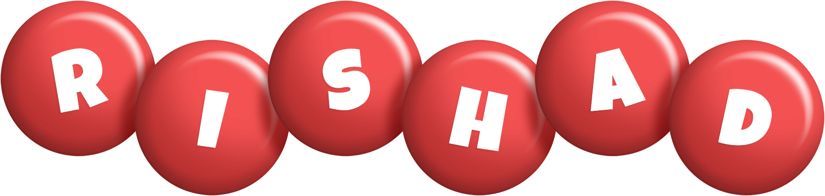 Rishad candy-red logo