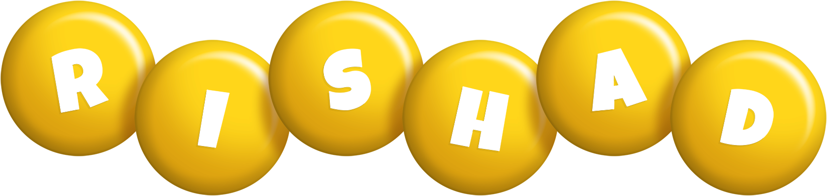 Rishad candy-yellow logo