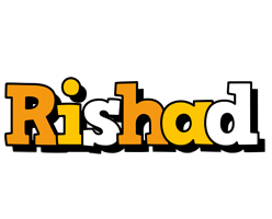 Rishad cartoon logo