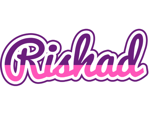 Rishad cheerful logo