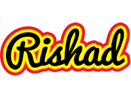 Rishad flaming logo