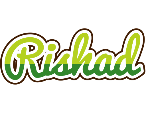 Rishad golfing logo