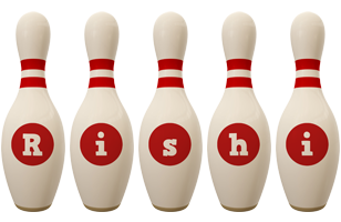 Rishi bowling-pin logo