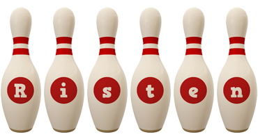 Risten bowling-pin logo