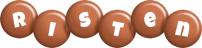 Risten candy-brown logo