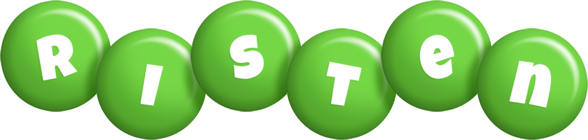 Risten candy-green logo