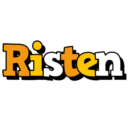 Risten cartoon logo