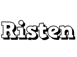 Risten snowing logo