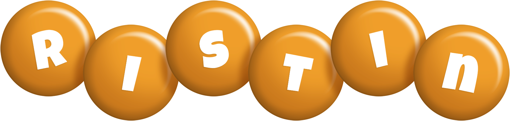 Ristin candy-orange logo
