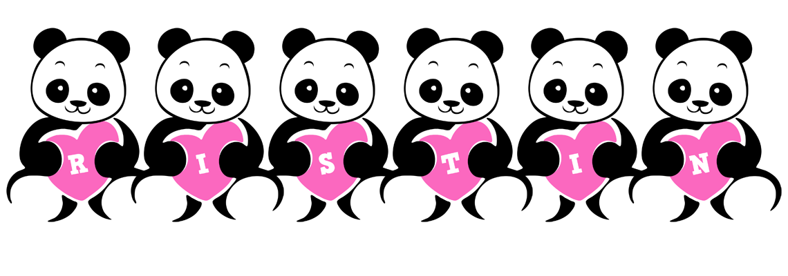 Ristin love-panda logo