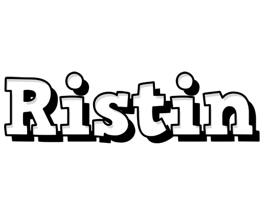 Ristin snowing logo