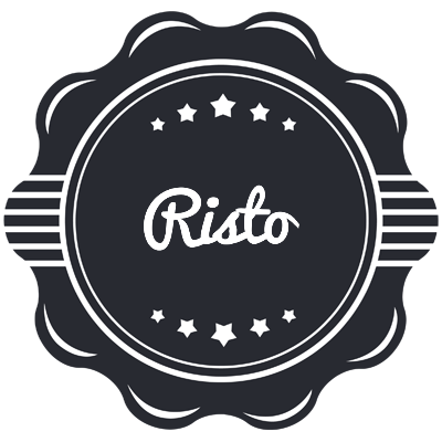 Risto badge logo