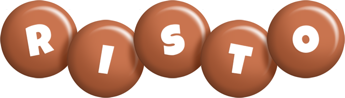 Risto candy-brown logo