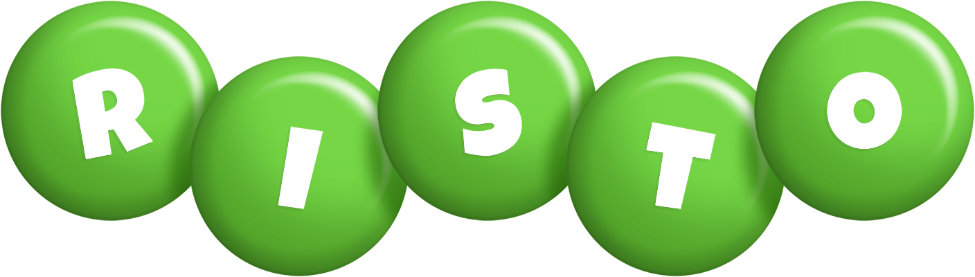Risto candy-green logo