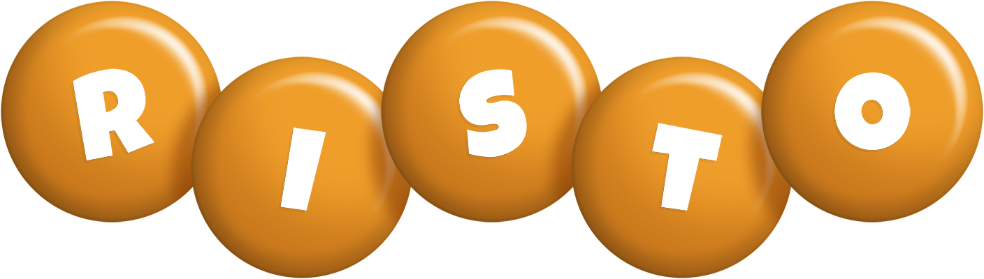 Risto candy-orange logo