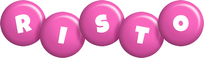 Risto candy-pink logo