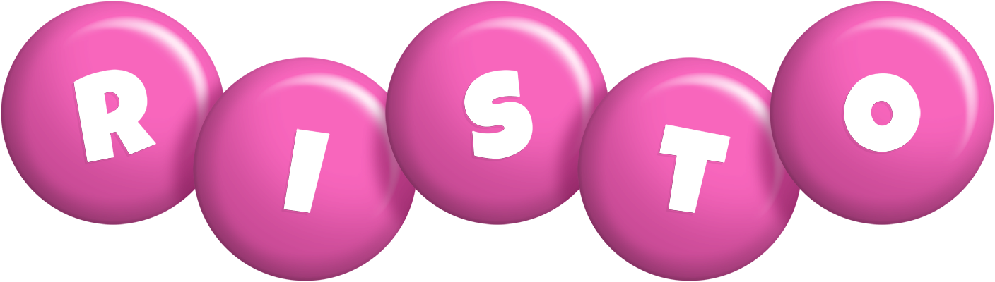 Risto candy-pink logo